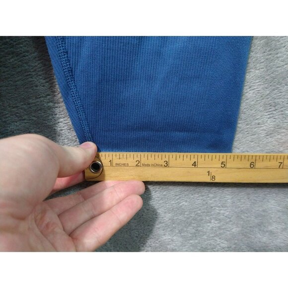 Athleta Leggings Womens 2X Blue Aurora Seamless Pull On Stretch High Rise - Picture 6 of 8